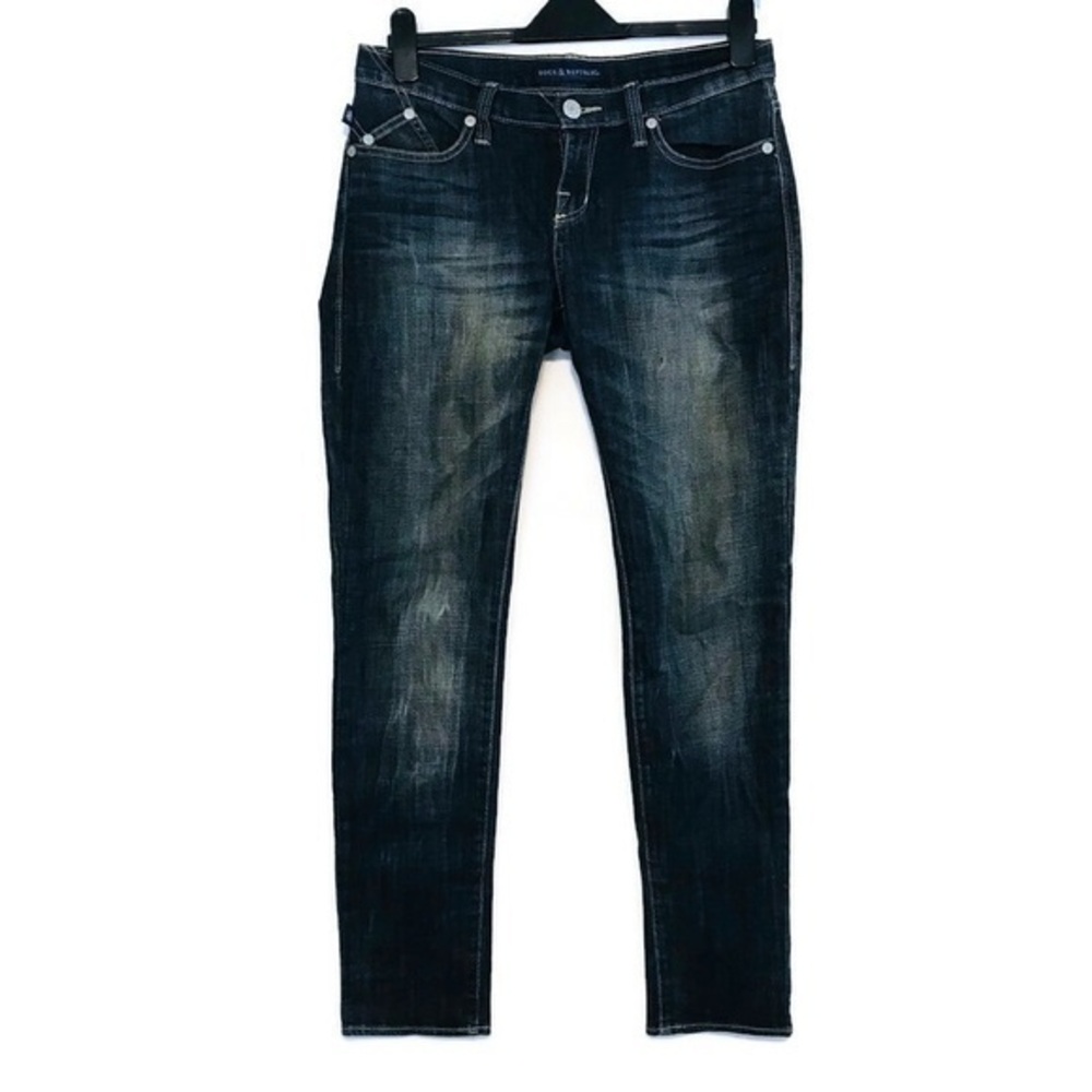 Rock & Republic Berlin Low Rose Skinny Jeans Women’s size 8 29 low waisted